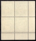 Preview: Michel Nr. 762 Tag der Briefmarke 1941 Eckrand Vierer-Block u. lks.postfrisch.